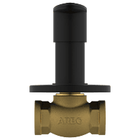 KA-MB-3123 Concealed Stop Cock 15mm Body With Upper Part Set (Matt Black)