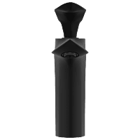 KA-MB-3127 Single Lever Basin Mixer With Braided Hoses (Table Mounted Model) (Matt Black)