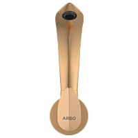 KA-RG-3108 Sink Cock With Swinging Spout With Wall Flange (Wall Mounted Model) (Rose Gold)