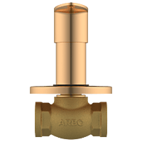 KA-RG-3123 Concealed Stop Cock 15mm Body With Upper Part Set (Rose Gold)