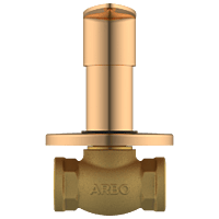 KA-RG-3124 Concealed Stop Cock 20mm Body With Upper Part Set (Rose Gold)