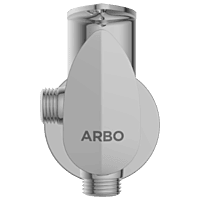 KA-3107 2 Way Angle Cock With Wall Flange