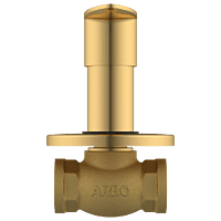 KA-GG-3123 Concealed Stop Cock 15mm Body With Upper Part Set (Gold)