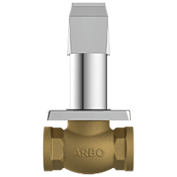 LV-2023 Concealed Stop Cock 15mm Body With Upper Part Set