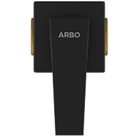 LV-MB-2024 Concealed Stop Cock 20mm Body With Upper Part Set (Matt Black)