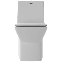 OPC-31211UF Kia Siphonic One Piece Closet S Trap (9" Inch) With UF Soft Close Seat Cover With Hinges, Fixing Accessories Set and Accessories Set, Cistern Fittings