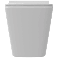 WHC-29322UF Lavish Rimless Wall Hung Closet Blind Installation With UF Soft Close Seat Cover, Hinges, Accessories Set