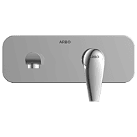 CM-2529 Concealed Body For Single Lever Basin Mixer Wall Mounted With Exposed Part Kit, Consisting Of Operative Lever, Basin Spout & Wall Flange