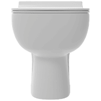 EWC-28111PP Inox Washdown EWC S Trap (4" Trap) With Gasket And Installation Kit With Normal Close Seat Cover, Hinges, Fixing Accessories