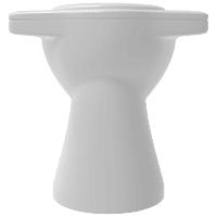 EWC-33111PP Elite EWC S Trap With Normal Close Seat Cover, Hinges, Fixing Accessories