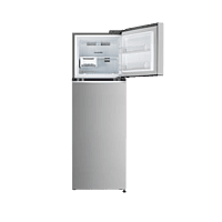 LG 272L Double Door Refrigerator, Convertible, Multi Air Flow, Shiny Steel, 2 Star