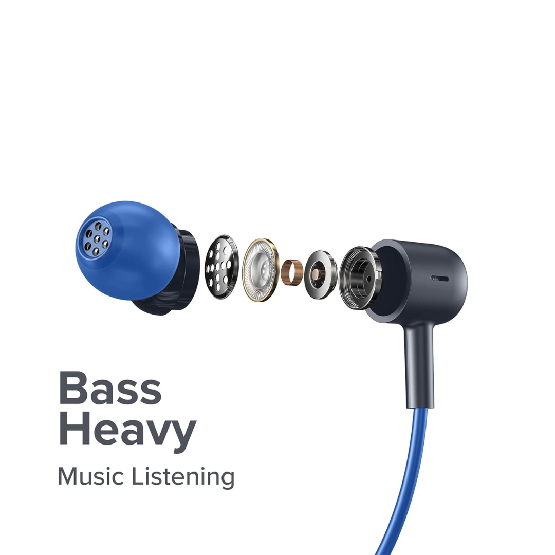 Redmi Sonic Bass Wireless Bluetooth 5.0 Neckband in-Ear Earphones with Mic