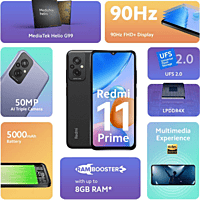 Redmi 11 Prime 4G 4+64-Flashy Black