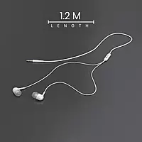 Portronics Conch 50 in-Ear Wired Earphone with Mic, 3.5mm Audio Jack(White)