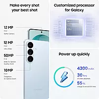 Samsung Galaxy S26 5G (Sky Blue, 12GB RAM, 256GB Storage)