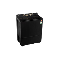 12 KG Washing Machine with Roller Jet Pulsator+, Wind Jet Dry+ , Dual Spin Shower, Onyx Black, 5 Star
