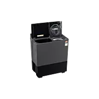 LG 9 KG Semi Automatic Washing Machine with Roller Jet Pulsator+, Rat Away technology, Wind Jet Dry+ Technology, Middle Black, 5 Star