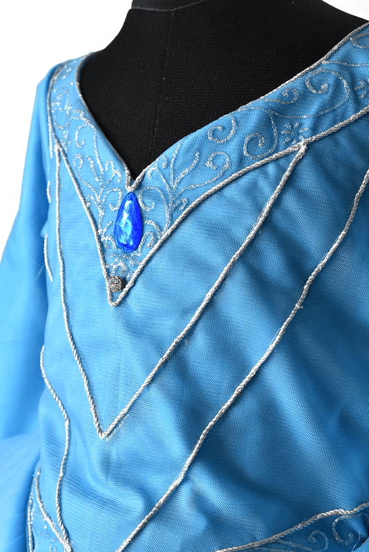 Elsa Frozen Theme Princess Gown