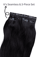 Seamless | 3-Piece Set | Clip-In Volumizers