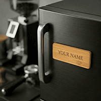 Bamboo Fridge Magnet, No 10, Rectangular, 7.5 x 3 cm