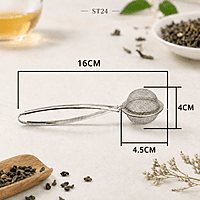 ST24 Ball Shape Infuser with Criss Cross Handle Design