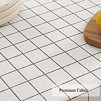 Cotton Yarn Dyed Checkered Table Cloth – Elegant Dining Table Cover