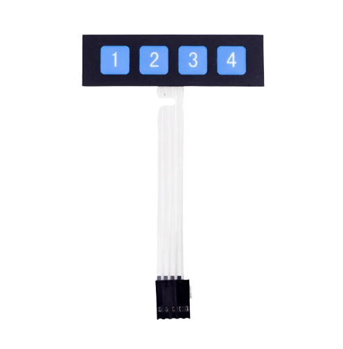 Membrane Keypad 1 X 4