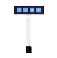 Membrane Keypad 1 X 4