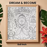 I Am a Princess – Colour & Frame Kit