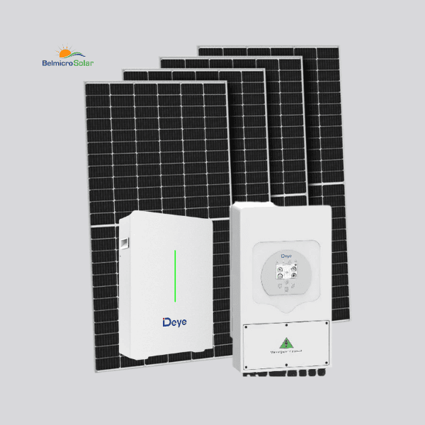 3 KW Waaree DCR-Deye Hybrid Solar System