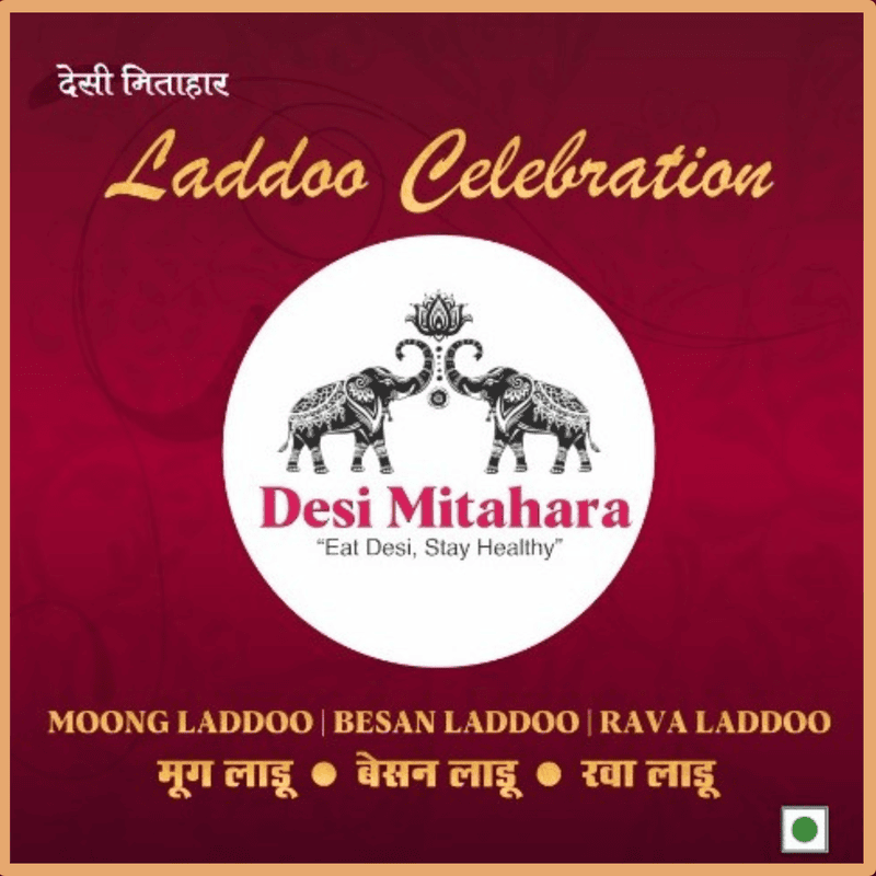 Laddoo Celebration-Moong-Besan-Rava Laddoo Combo