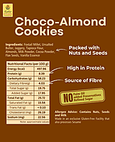 Millet Choco-Almond Cookies - 200 g | Gluten Free