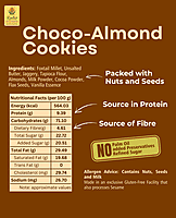 Millet Choco-Almond Cookies - 200 g | Gluten Free