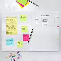 Janrax A4+ Dark Blue 48 Page Feint Ruled and Margin Exercise Book WF Paper with 225gsm Manilla Cover 240x340mm Workbook