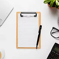 A5 Quality Wooden Clipboard with Hanging Hole
