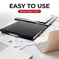 A4 Green Paper Over Board Ring Binder by Janrax