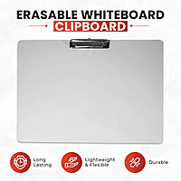 A3 Erasable Whiteboard Clipboard by Janrax