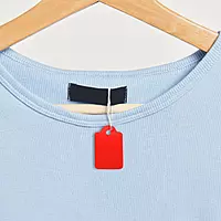 Pack of 200 Small Blue Strung Tags 13 x 20mm