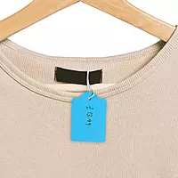 Pack of 100 Large Ivory Strung Tags 36 x 53mm