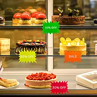 Pack of 60 Assorted Coloured Neon Fluorescent Flashes 100 x 75mm