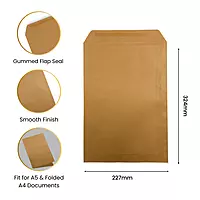 Pack of 250 C4 Brown Envelopes