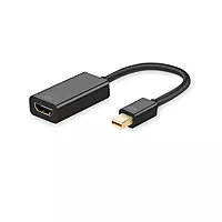 Mini (DP) Display Port (M) to HDMI (F) Adapter, 1080p Display Support Video & Audio Compatible with Computer, PC, Monitor, Projector, HDTV