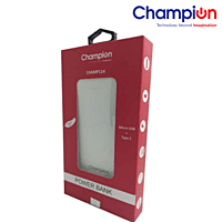 Champion Power Bank Champ 114 Capacity 10000 mAh White (BIS Certified) Champion Power Bank Champ 114 Capacity 10000 mAh White (BIS Certified)