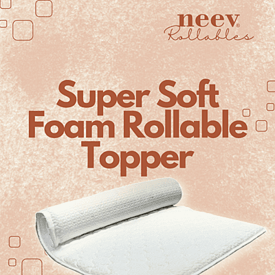 Neev 2 Inches Hypersensitive Foam Rollable Topper