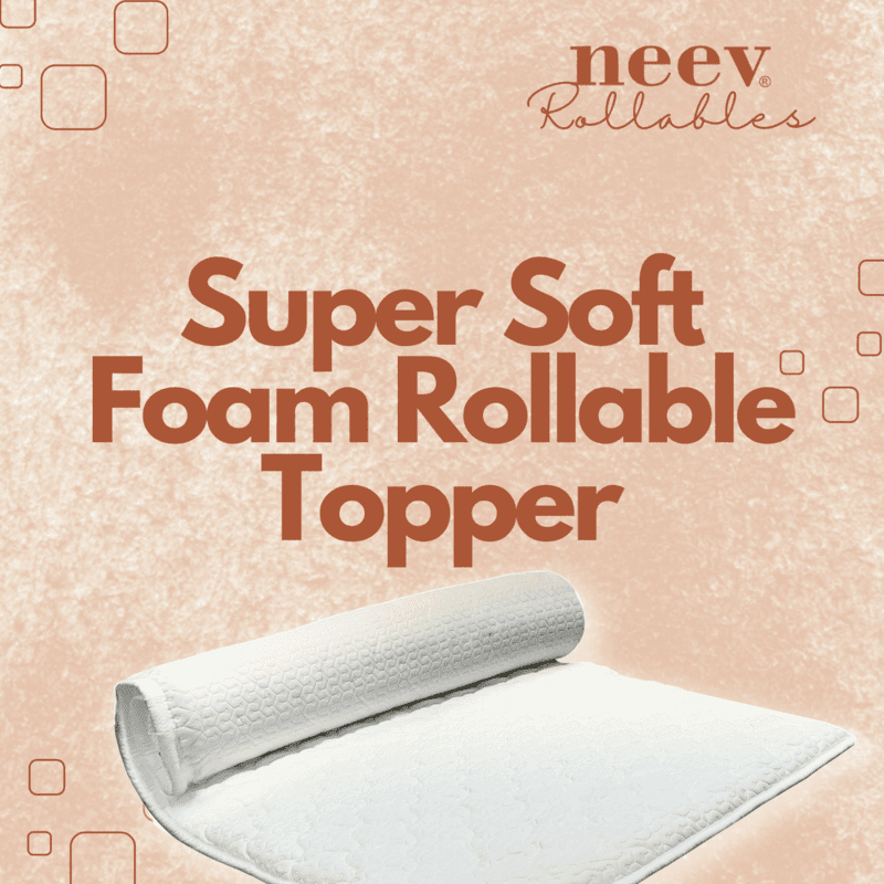 Neev 2 Inches Hypersensitive Foam Rollable Topper Neev 2 Inches Hypersensitive Foam Rollable Topper