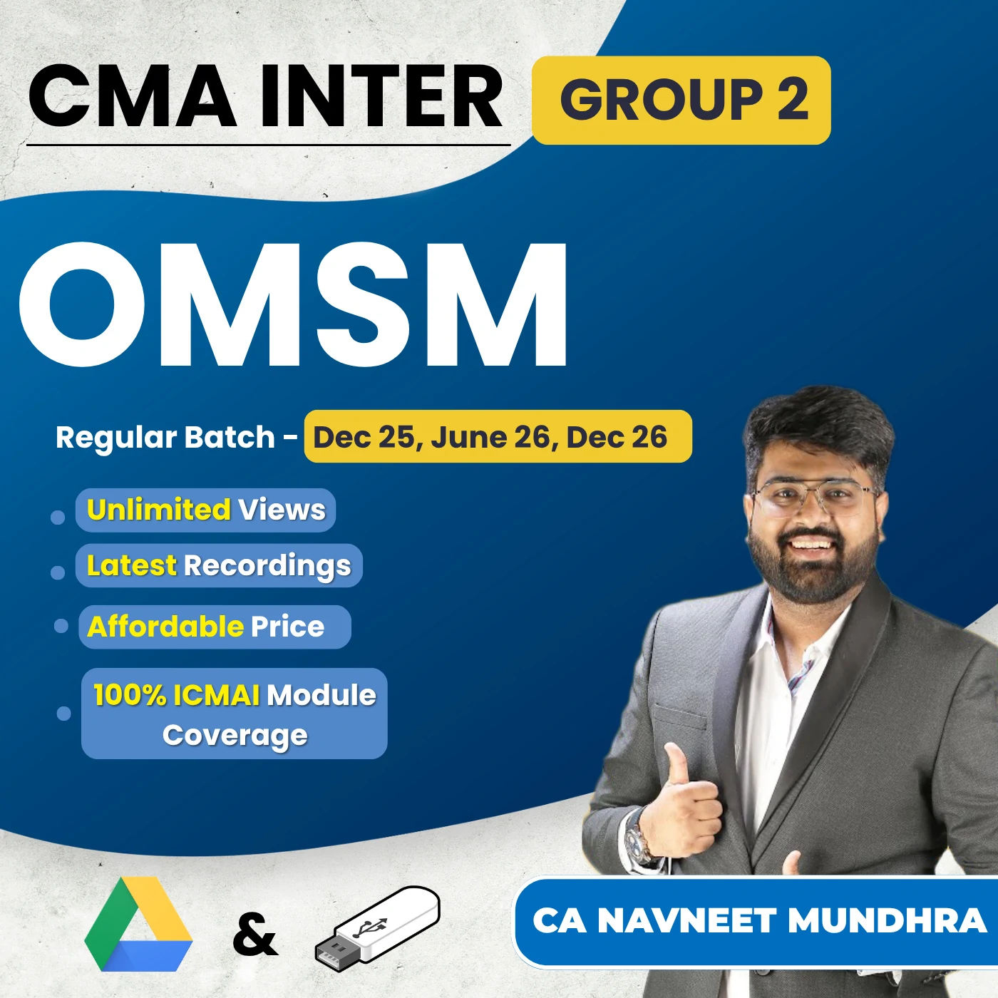 CMA Inter OM & SM (Group 2) By CA Navneet Mundhra CMA Inter OM & SM (Group 2) By CA Navneet Mundhra