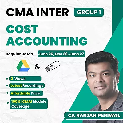 CMA Inter Cost Accounting (Group 1) By CA Ranjan Periwal CMA Inter Cost Accounting (Group 1) By CA Ranjan Periwal
