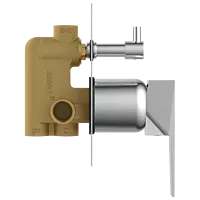 LV-2055 3 Inlet 2 Outlet High Flow Diverter Body With Upper Part Set