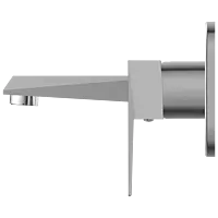 LV-2067 Exposed Part Kit For Single Lever Basin Mixer Wall Mounted With Consisting Of Operative Lever, Basin Spout & Wall Flange