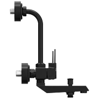 LV-MB-2022 Side Handle Wall Mixer 3 In 1 With Connecting Legs With Wall Flange (Matt Black)